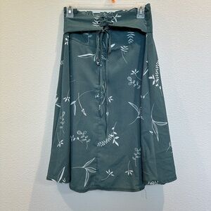 Floral Green Skirt